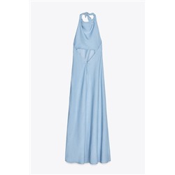 FLOWING HALTER DRESS