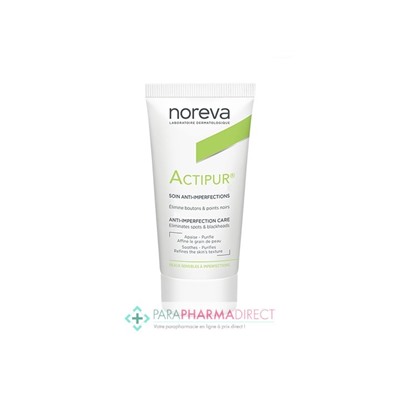 Noreva Actipur Soin Anti-Imperfections Peaux Sensibles à Imperfections 30ml