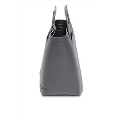 Bolso de piel y neceser Rita Gris