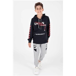 AHENGİM Kids Ak15496 Erkek Urban Bask. Eşofman Takım 1-2-10001085