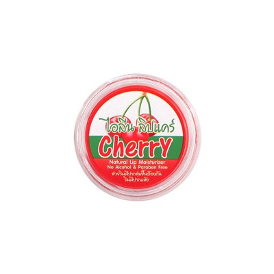Бальзам для губ c кокосовым маслом и ароматом вишни 5 мл / Cherry natural lip moisturzer 5 ml