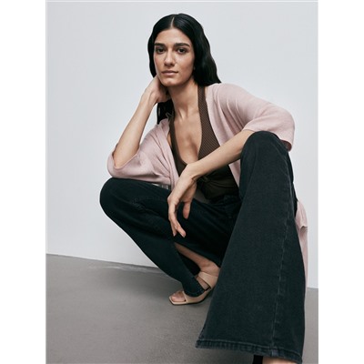 Pullover im Kimono-Stil