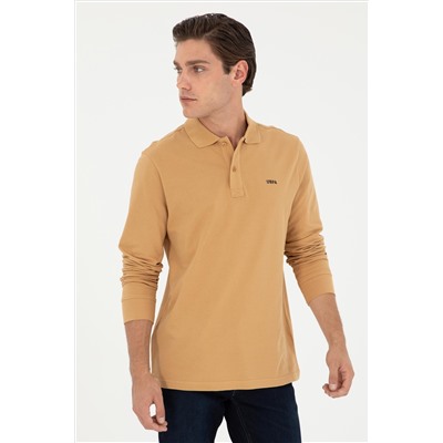 Erkek Camel Basic Sweatshirt