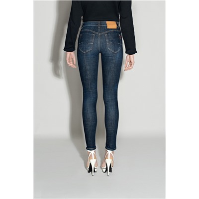 Vaquero skinny 7/8 Azul