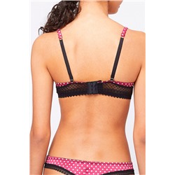 Sujetador push-up Pop Art Pny Violeta y blanco