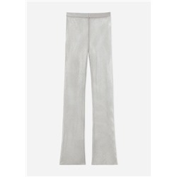 Leggings aus Netzgewebe mit glänzendem Strass