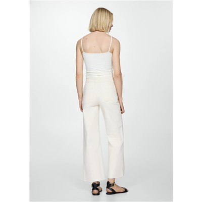 Jeans Catherin culotte tiro alto