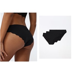3-PACK OF CLASSIC SCALLOPED MICROFIBRE BRIEFS
