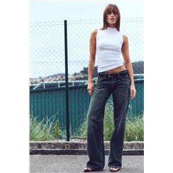 TRF WIDE-LEG LOW-RISE JEANS
