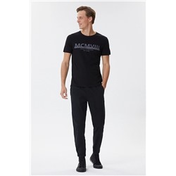 Lee Cooper Evans Erkek O Yaka T-shırt Siyah 107-222LCM242071