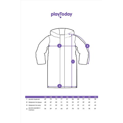 Пальто PLAYTODAY, 1126096