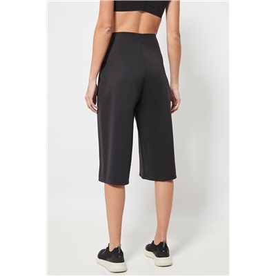 Bermudas con cintura alta Negro