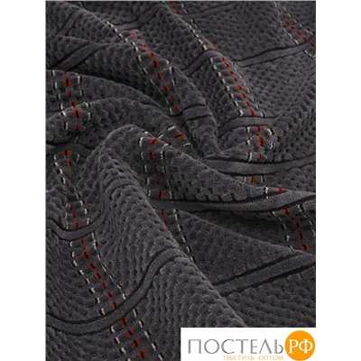 Полотенце велюровое Arya Aiden 70x140 Антрацит