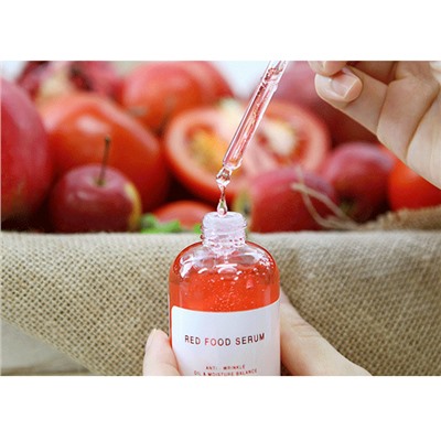 Red Food Serum, Сыворотка против морщин с красным комплексом