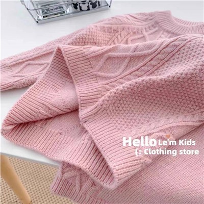 Вязанный костюм для девочек