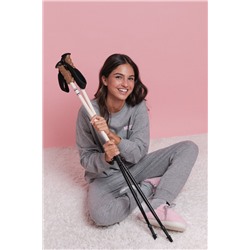 Set largo 100% algodón gris aprés-ski