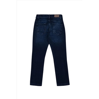 Erkek Çocuk Koyu Mavi Jean Pantolon