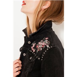 Chaqueta vaquera Negro