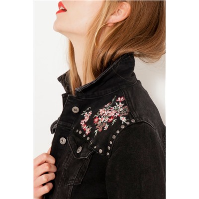 Chaqueta vaquera Negro