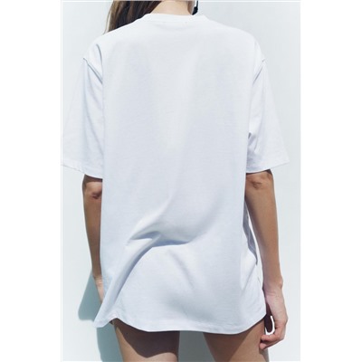 T-SHIRT WITH FRONT PRINT