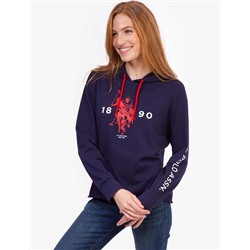 CROPPED 1890 LOGO HOODIE