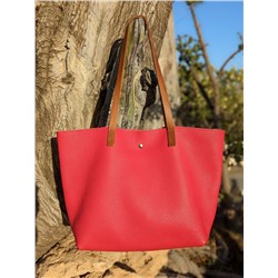 AVARCA MENORQUINA · 4393 · rojo+Pelle - Shopper piel (710) rojo АКЦИЯ
