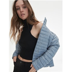 Steppjacke mit Stehkragen