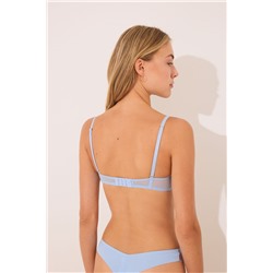 GORGEOUS Sujetador push up tul bordado azul