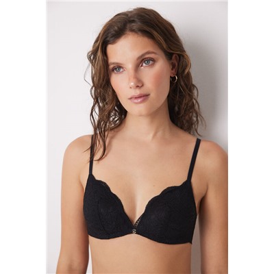 CHARMING Sujetador triangular relleno negro