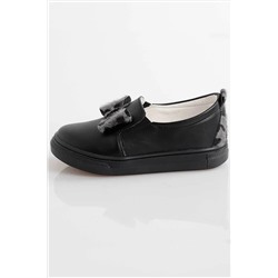 AHENGİM Kids Kız Çocuk Siyah Leopar Desen Ayakkabı Ak141640 1-2-10000909