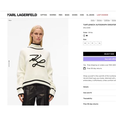 Женский пуловер KARL LAGERFEL*D ОРИГИНАЛ! 😎