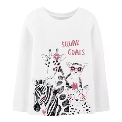 Squad Goals Animal Jersey Tee