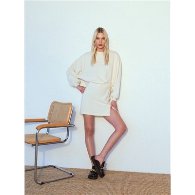 Sweatshirt aus Strukturjersey