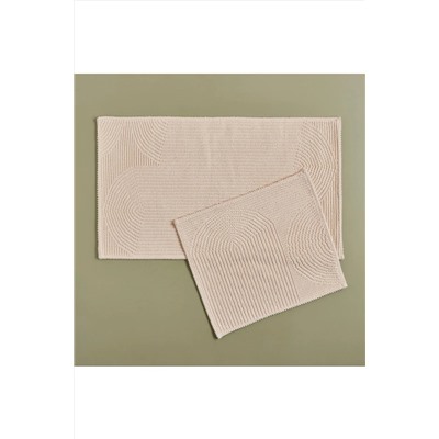 Bella Maison Graphic Paspas Takımı Ekru (60X100 - 50X60 CM) 18428