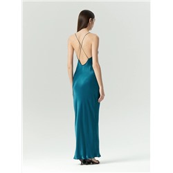Платье макси с открытой спиной, PL1597/jewel