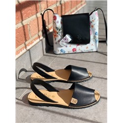 Ab.Zapatos 320 · negro+Vera pelle flores АКЦИЯ