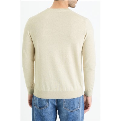 Jersey regular fit - Beige