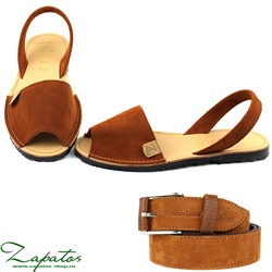 ZAPATOS · 3206 · Brandy+Ab.Zapatos Pelle cinturon (140) Brandy АКЦИЯ