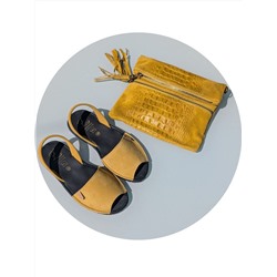 КОМБО Ab.Zapatos • 3106-8 • amarillo + AB.Z · Pelle · 22-07 COCO amarillo АКЦИЯ