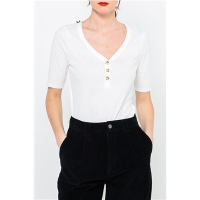 Camiseta Blanco roto