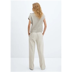 Pantalón recto pinzas REF. 57065810-CESAR-LM