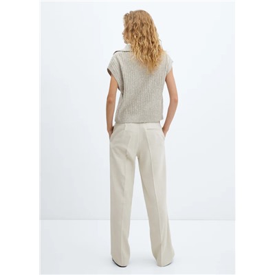 Pantalón recto pinzas REF. 57065810-CESAR-LM