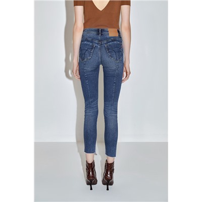 Vaquero skinny 7/8 Azul