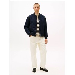Wool-Blend Letterman Jacket