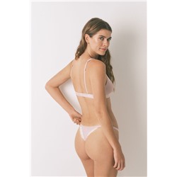 Sujetador halter FANTASTIC algodón rosa