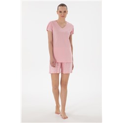 Kadın Pembe Pijama Takımı