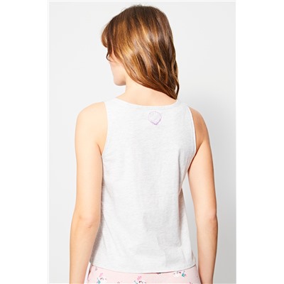 Camiseta de tirantes Moon Gris claro