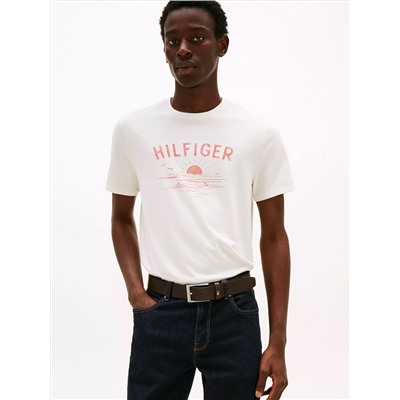 Hilfiger Wave Logo T-Shirt