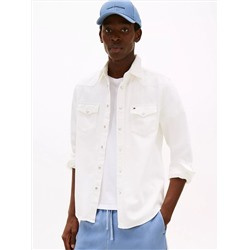 Regular Fit Denim Western Shirt