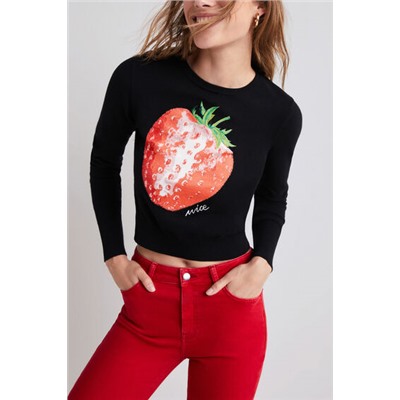 Jersey cropped fresa